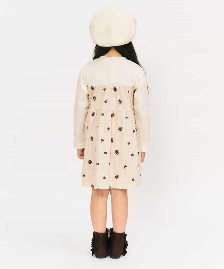 【リンク】刺繍ティアードドッキングワンピ