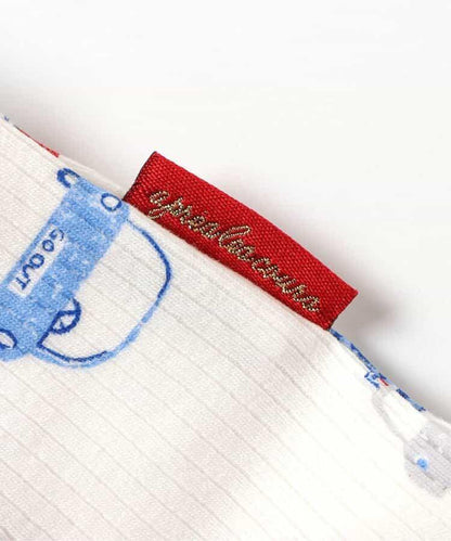 リブ総柄カバーオール