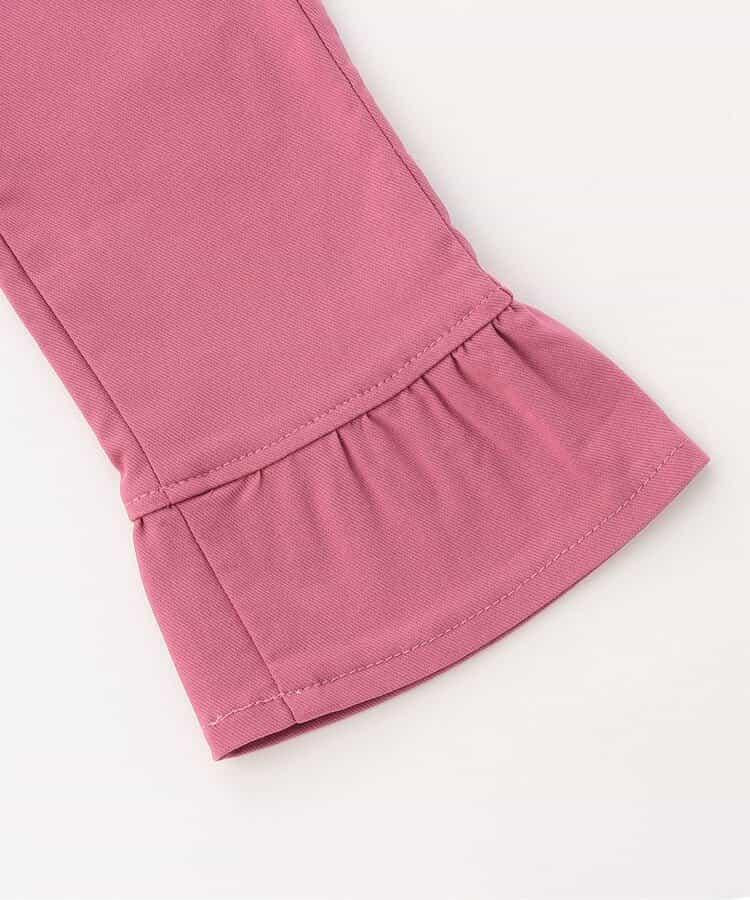 WEB限定 ハートポケット裾フリルパンツ  10分丈