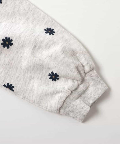 WEB限定 スウェットライクペプラムロゴトップス