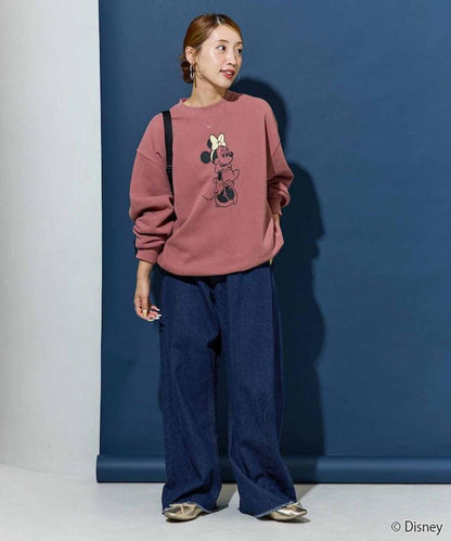 特別款/Minnie Mouse/米妮/前後印花復古工藝衛衣