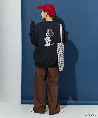 特別款/Minnie Mouse/米妮/前後印花復古工藝衛衣
