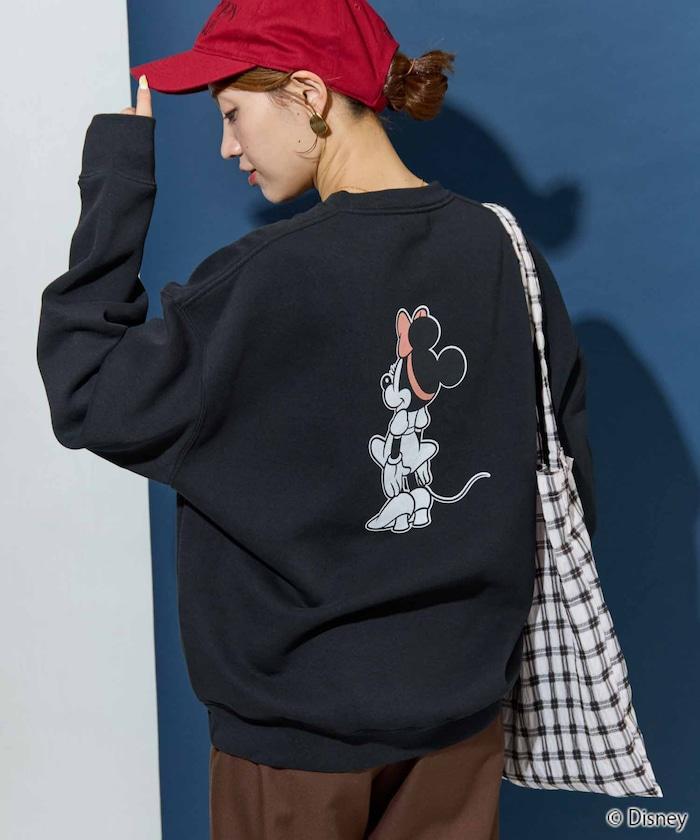 特別款/Minnie Mouse/米妮/前後印花復古工藝衛衣