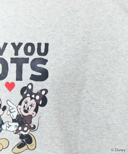 別注/Mickey Mouse＆Minnie Mouse/ミッキーマウス＆ミニーマウス/フロント ロゴ プリント スウェット【限定展開】