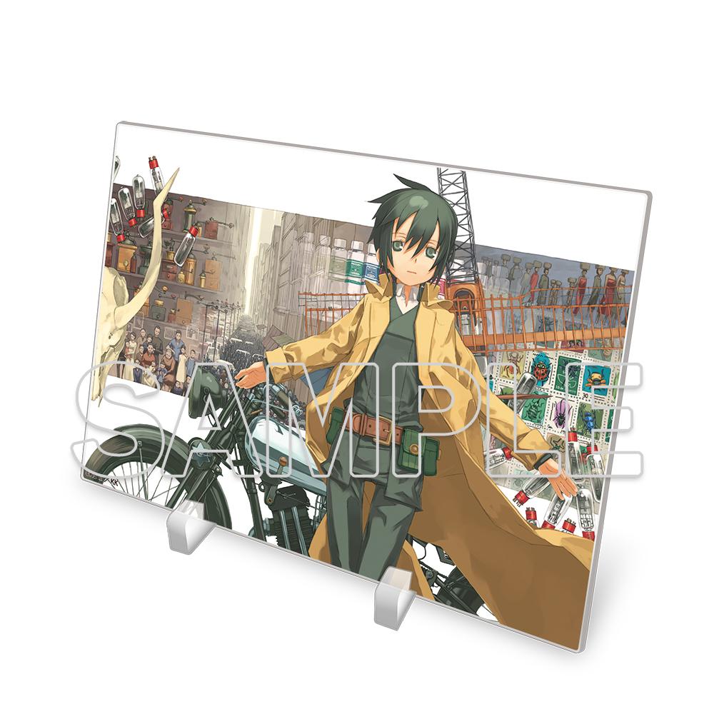 《キノの旅 the Beautiful World》25週年紀念 亞克力插畫板 F 2004年海報