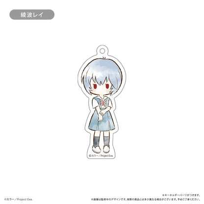 新世紀福音戰士 復古風亞克力鑰匙扣 【全套BOX/6個裝】