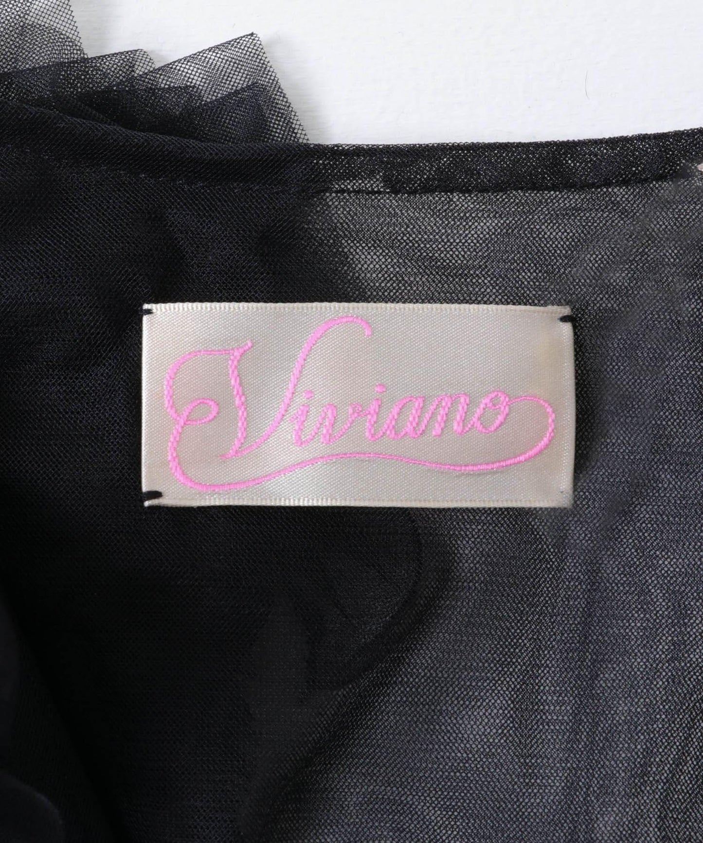 VIVIANO 花卉圖案網紗開衫