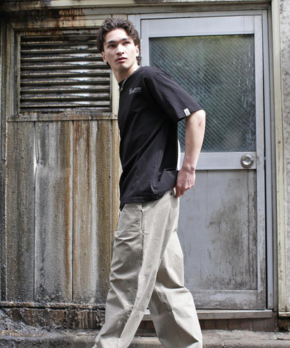 MANASTASH MANA刺繡LOGO短袖T恤
