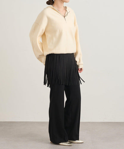 連帽拉鍊針織衫