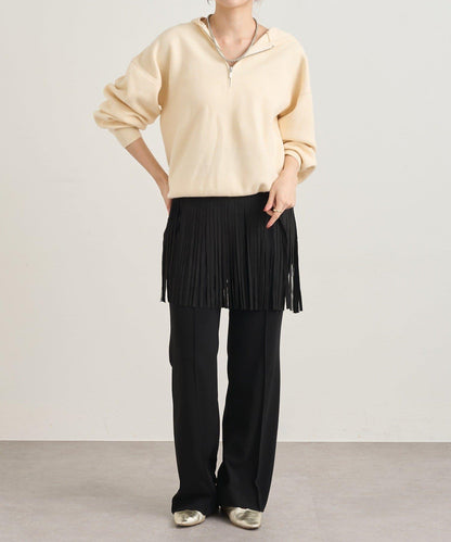 連帽拉鍊針織衫