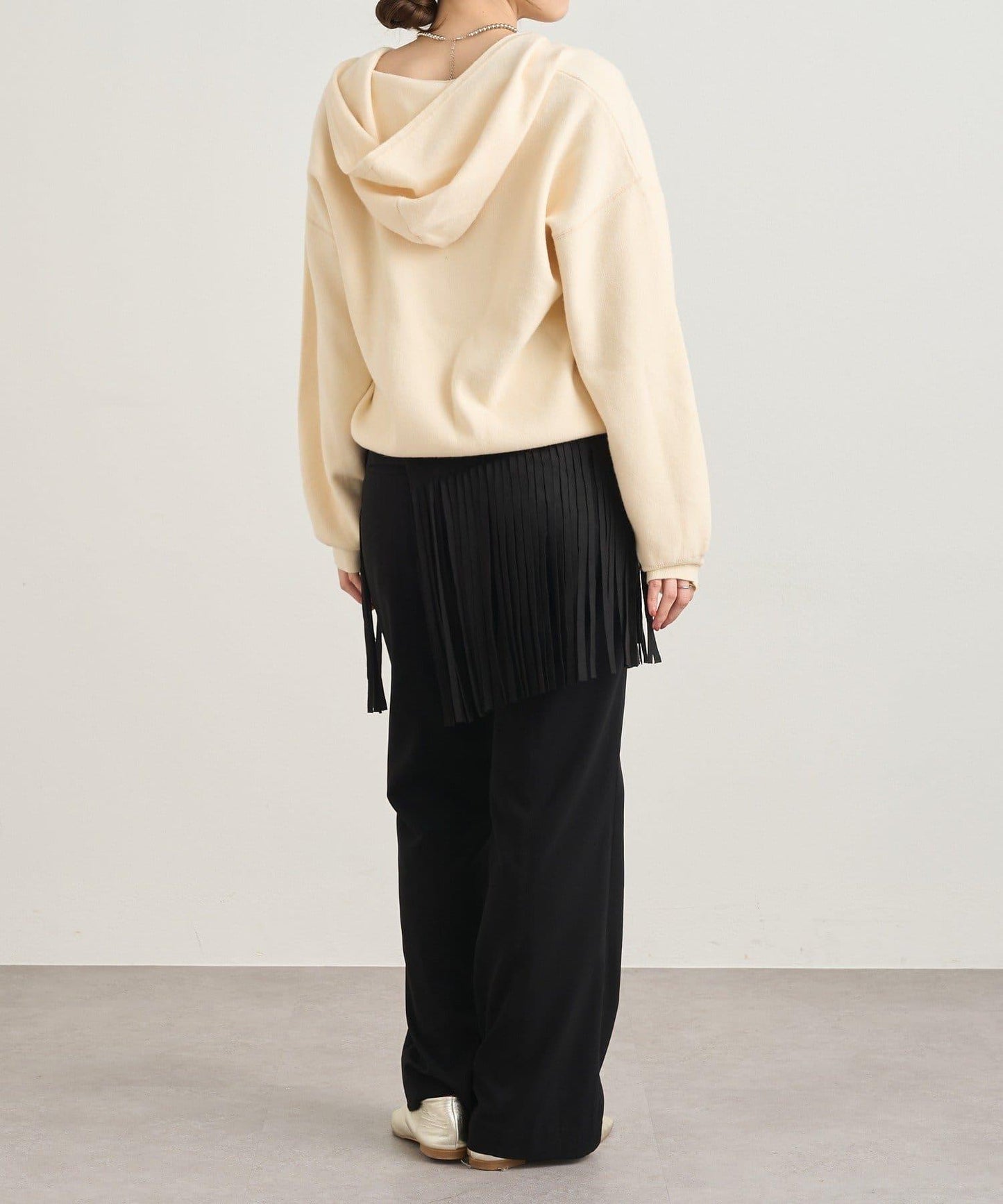 連帽拉鍊針織衫