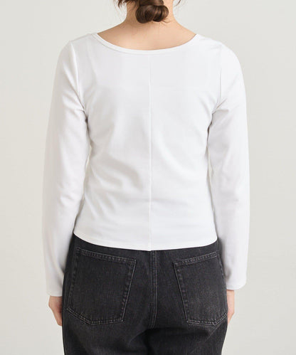 前扣長袖T恤
