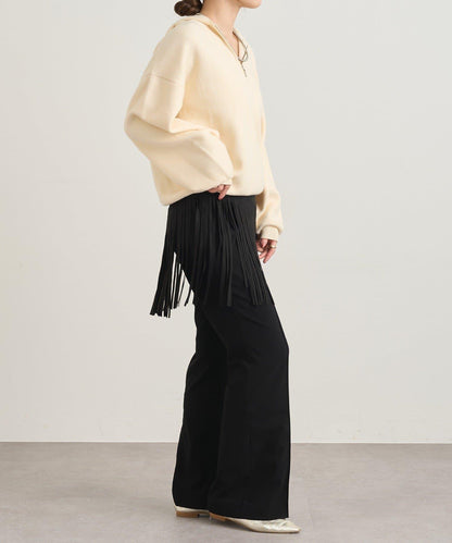 連帽拉鍊針織衫