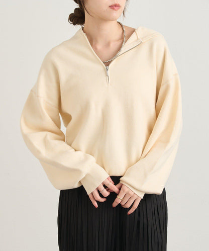 連帽拉鍊針織衫