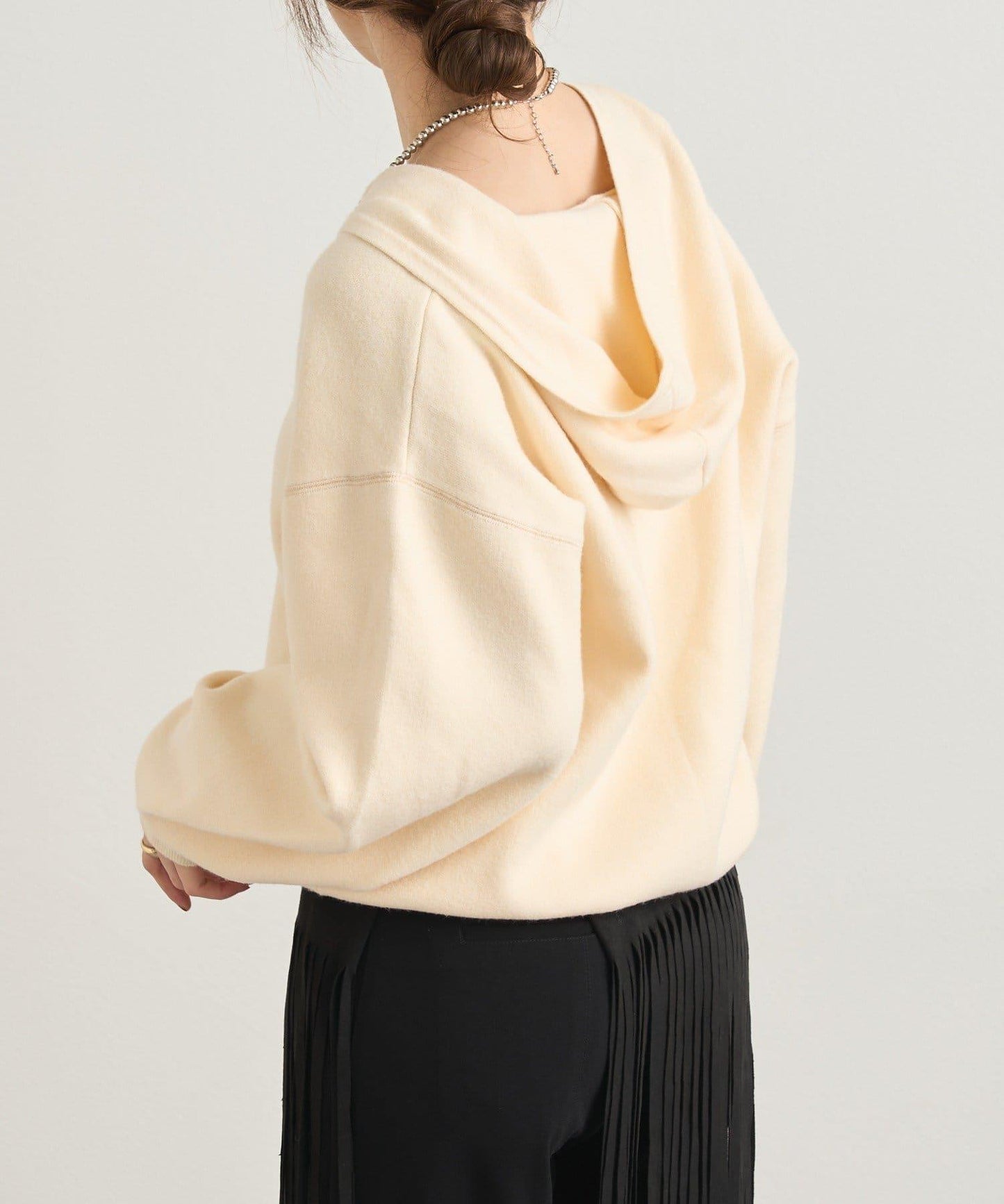 連帽拉鍊針織衫