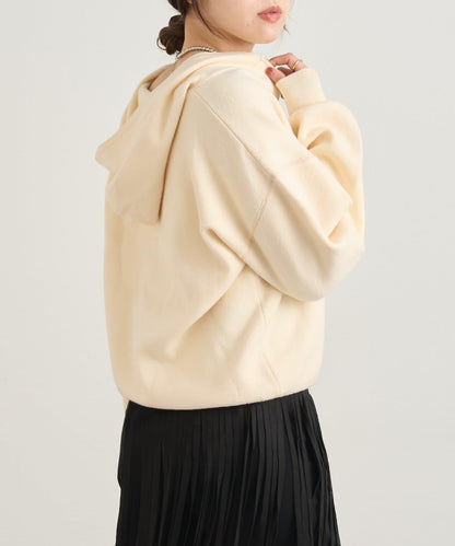 連帽拉鍊針織衫