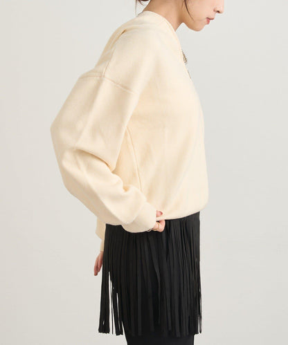 連帽拉鍊針織衫