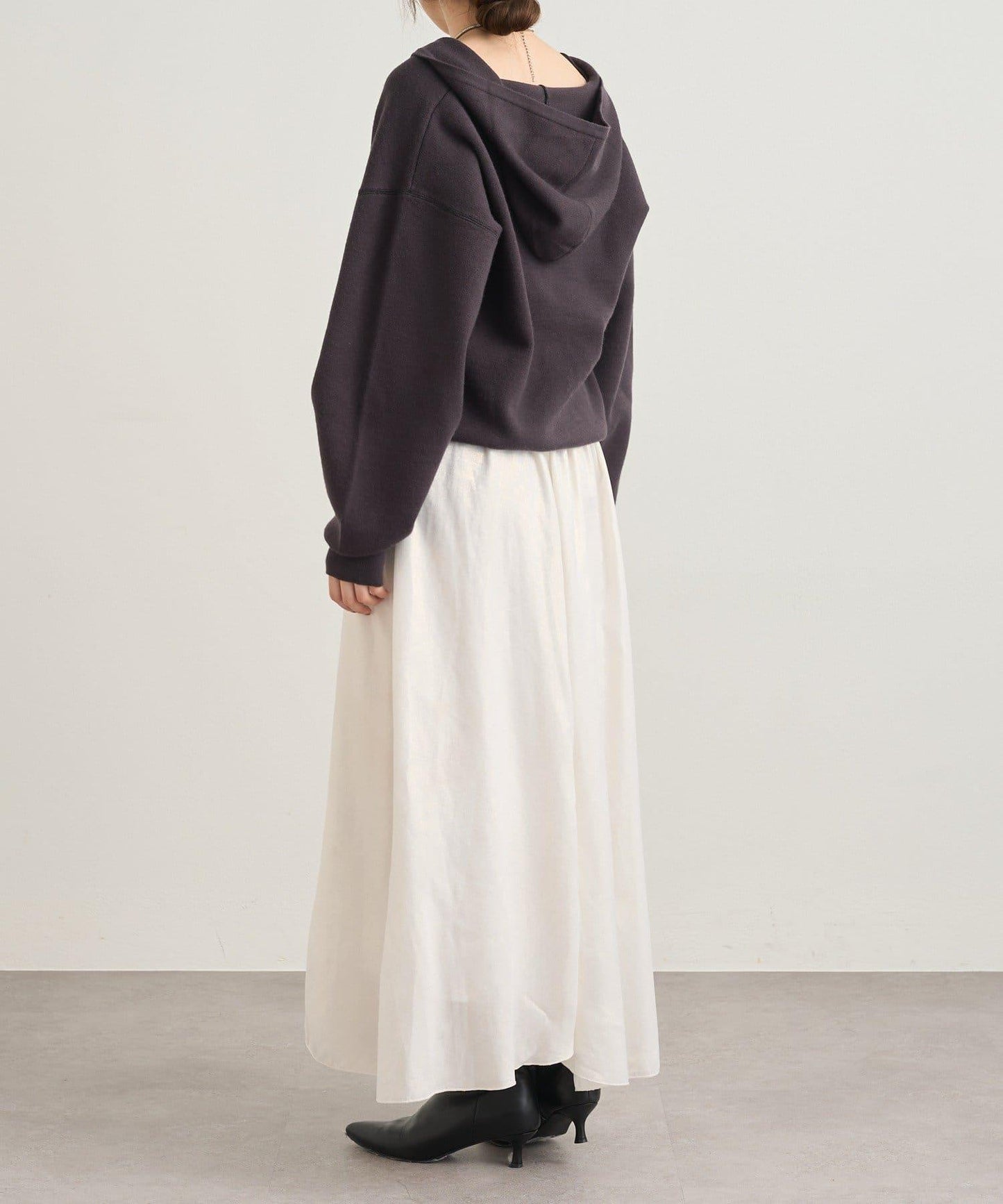 連帽拉鍊針織衫