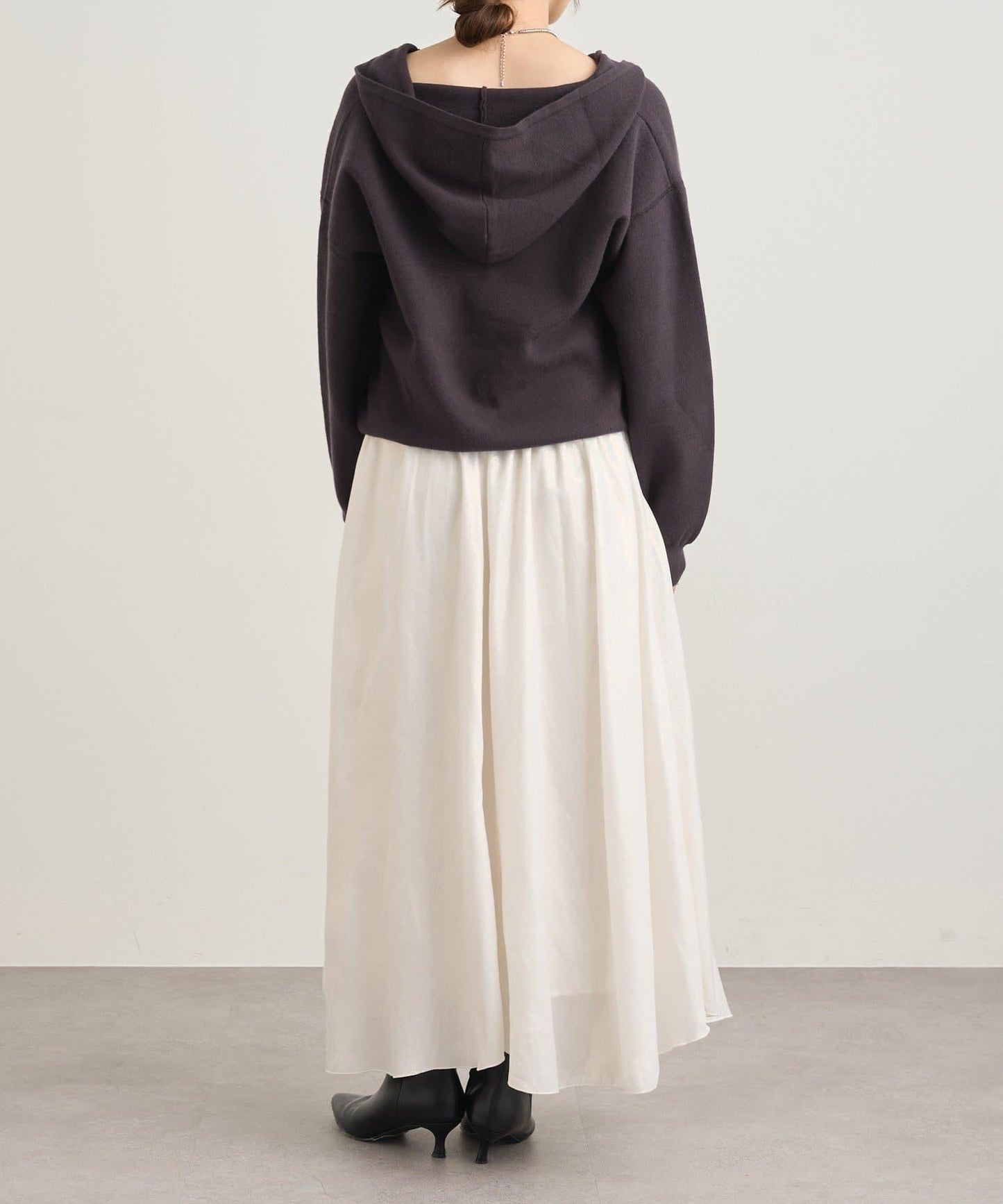 連帽拉鍊針織衫