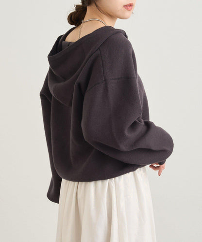 連帽拉鍊針織衫