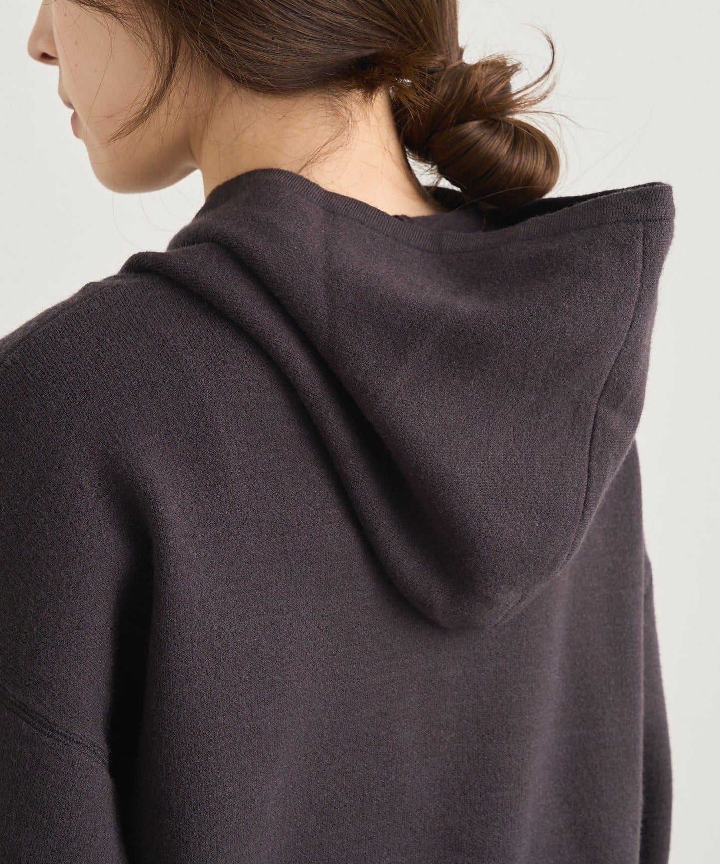 連帽拉鍊針織衫