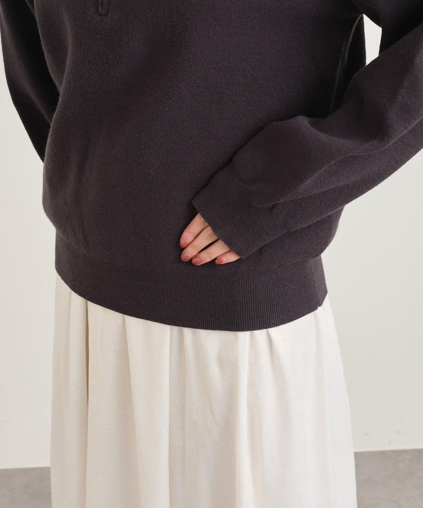 連帽拉鍊針織衫