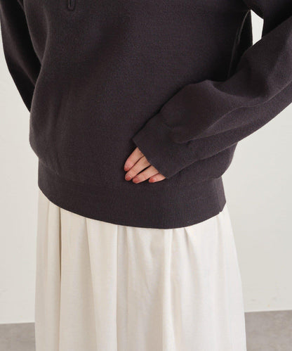 連帽拉鍊針織衫