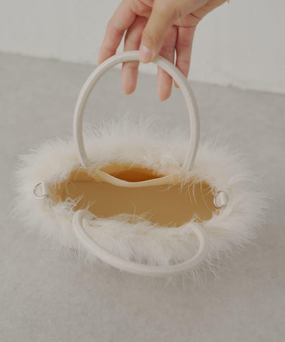 馬拉博絨方形單肩包