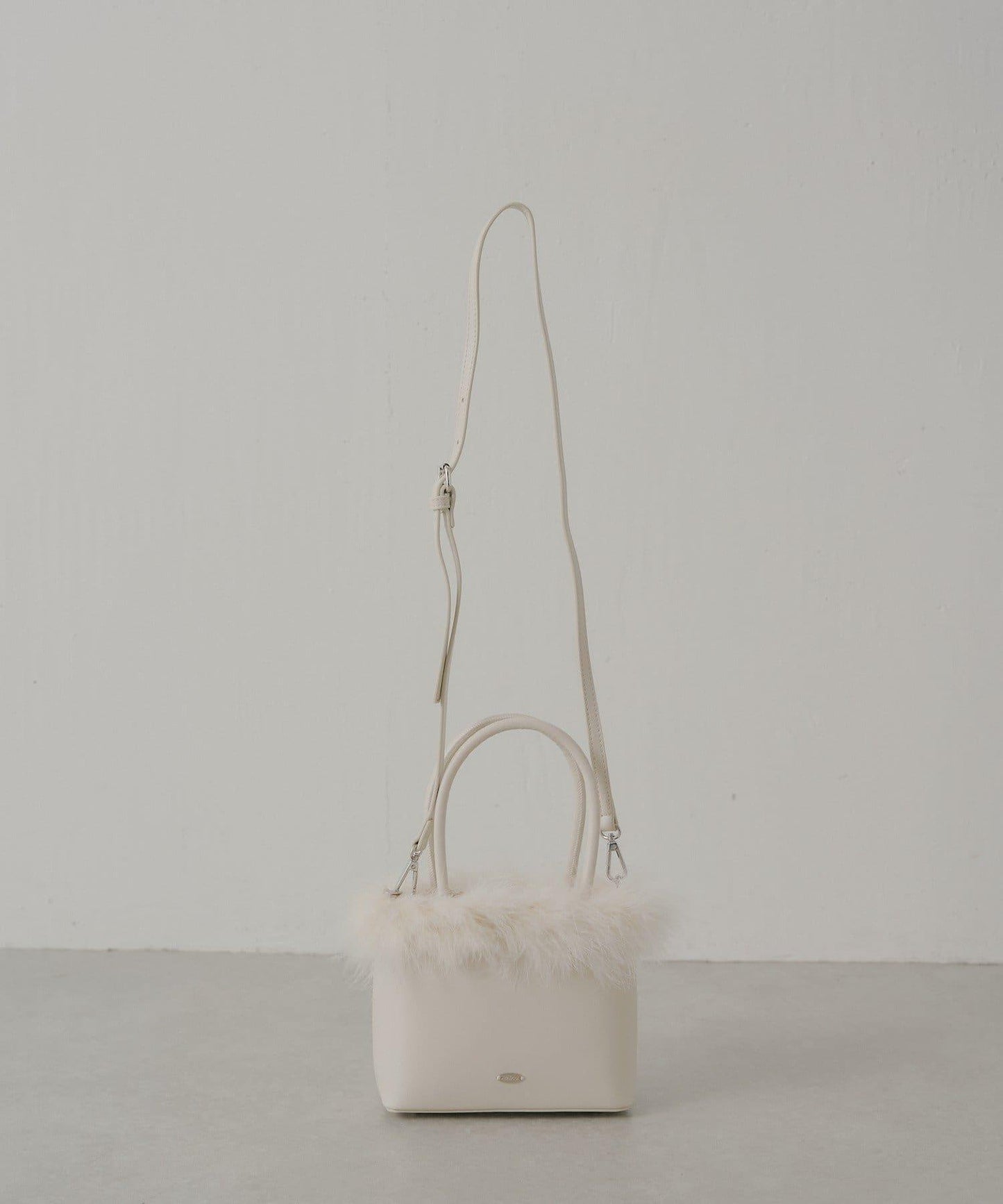 馬拉博絨方形單肩包