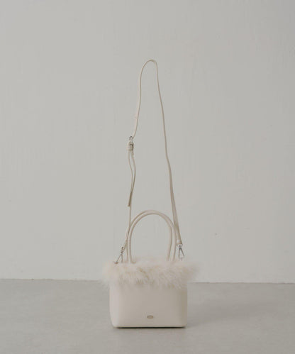 馬拉博絨方形單肩包