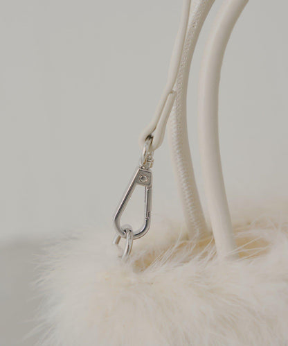 馬拉博絨方形單肩包