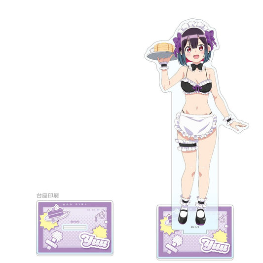 ばっどがーる_新繪特大亞克力立牌（優谷優/女僕泳裝）
