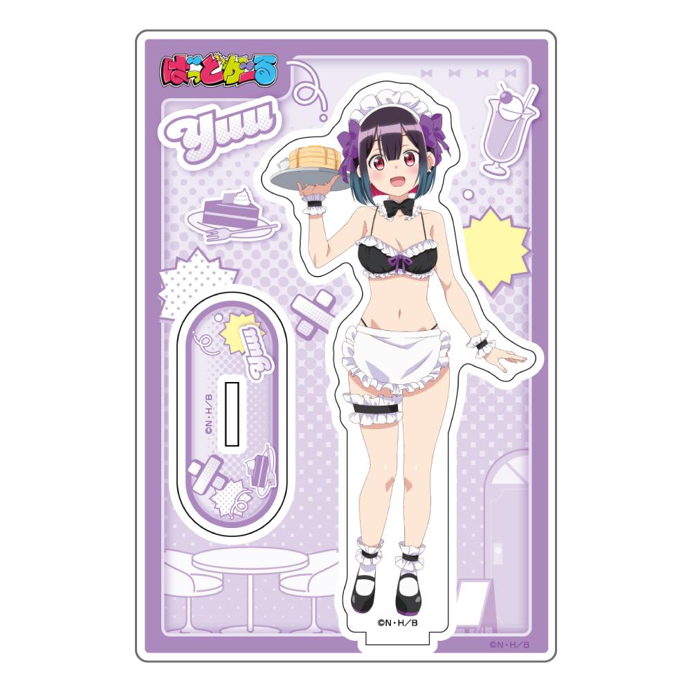 ばっどがーる_新繪亞克力立牌（優谷優/女僕泳裝）