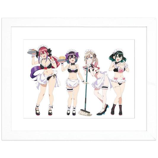 ばっどがーる_新繪角色精美畫框（女僕泳裝）A4