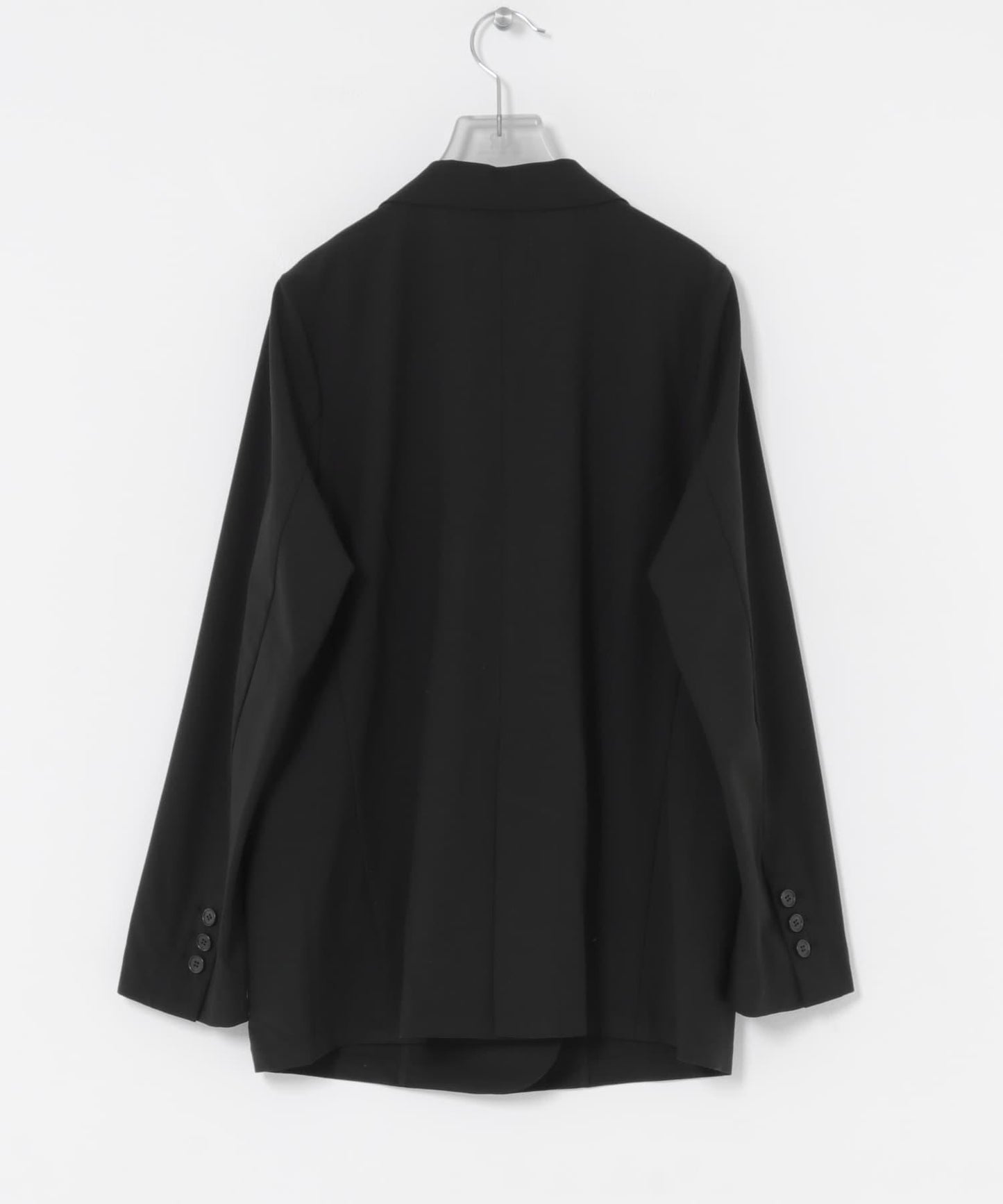 羊毛混紡雙排扣西裝外套