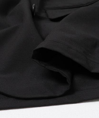 羊毛混紡雙排扣西裝外套