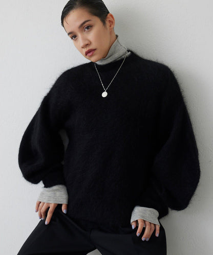 【THE PAUSE】泡泡袖針織衫