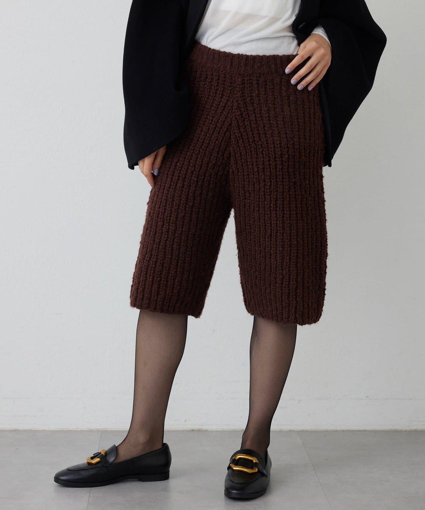 【THE PAUSE】針織短褲