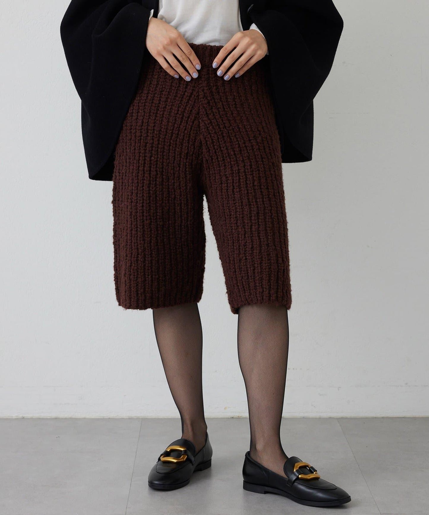 【THE PAUSE】針織短褲