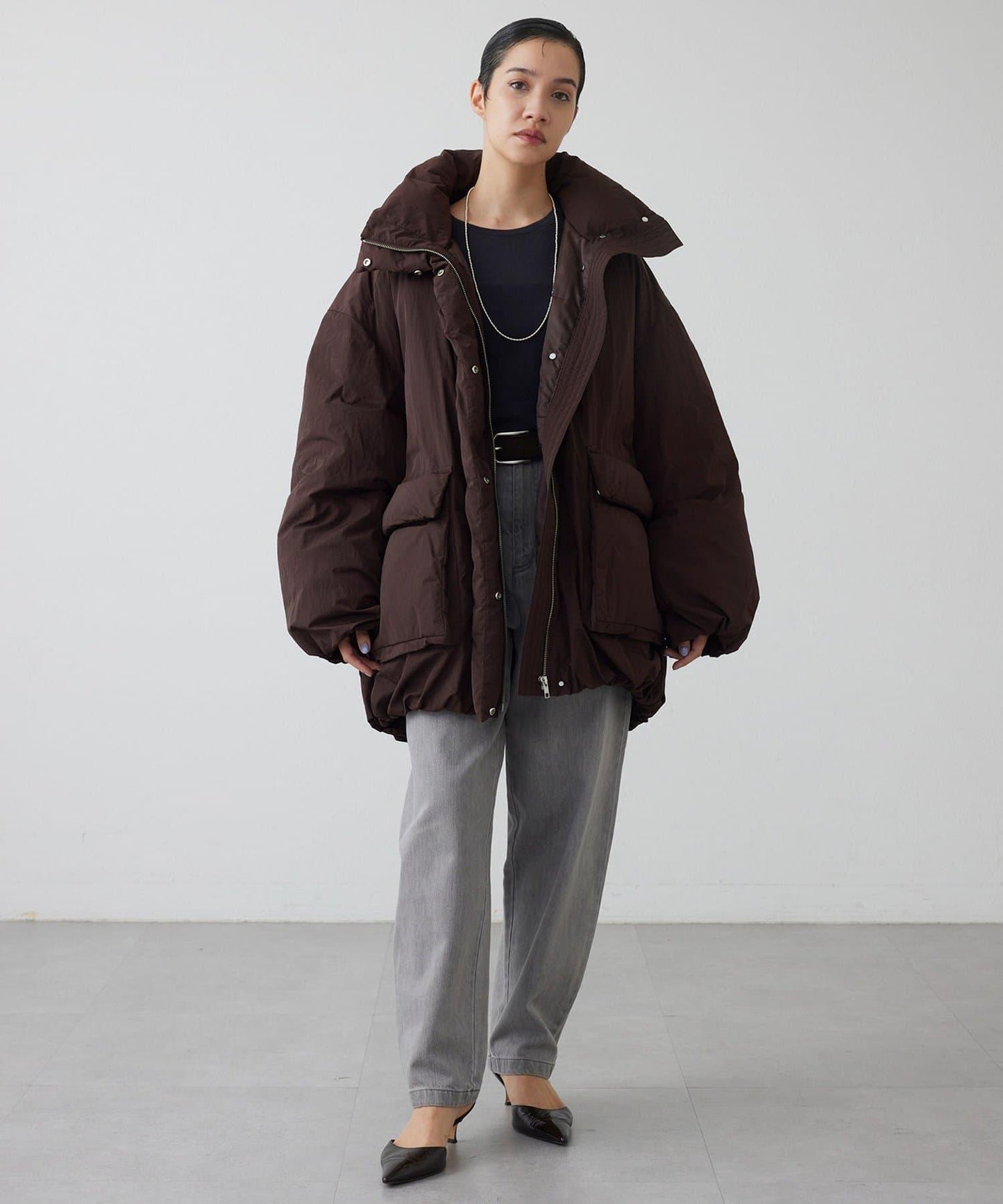 【THE PAUSE】中長款羽絨服