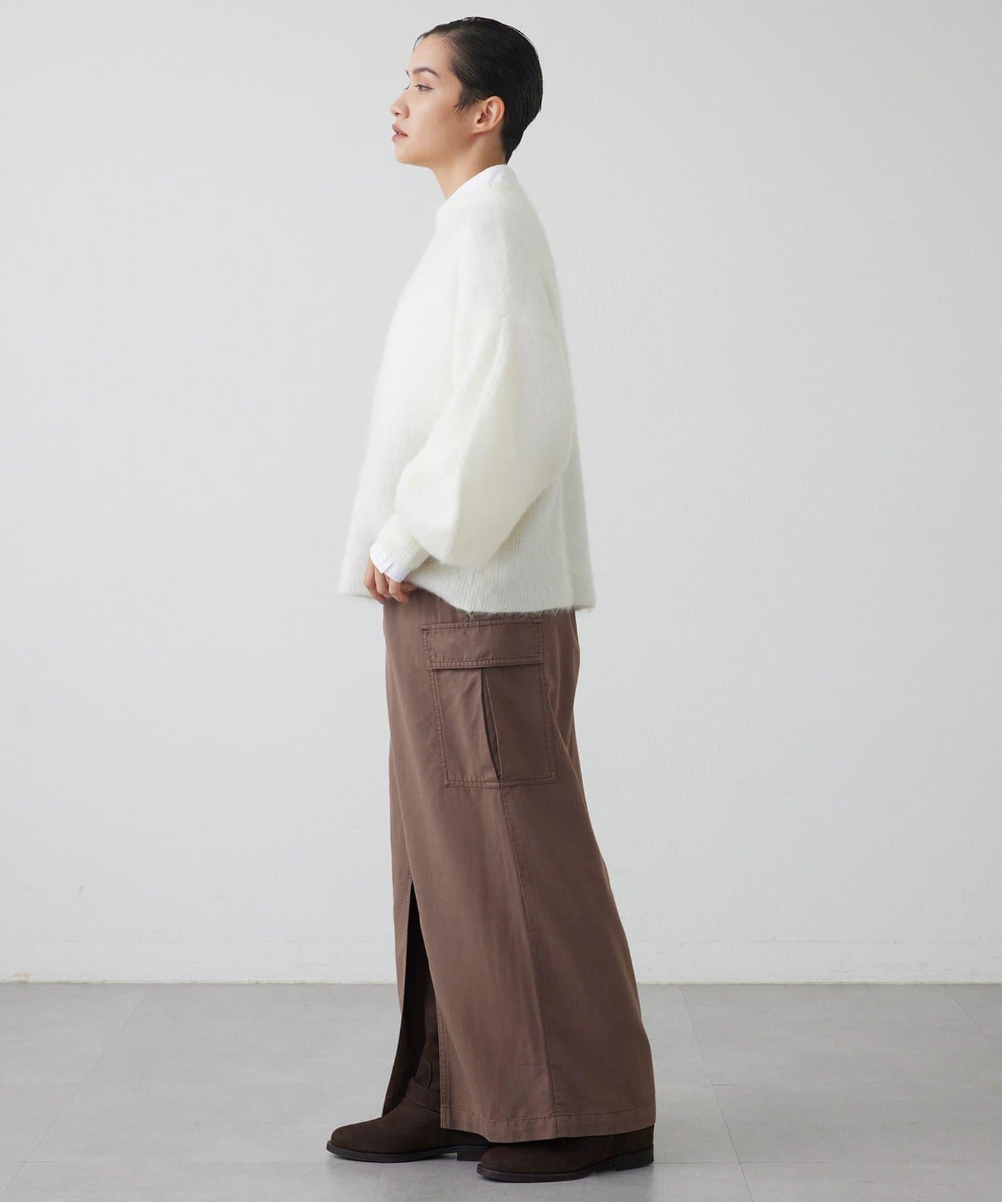 【THE PAUSE】泡泡袖針織衫