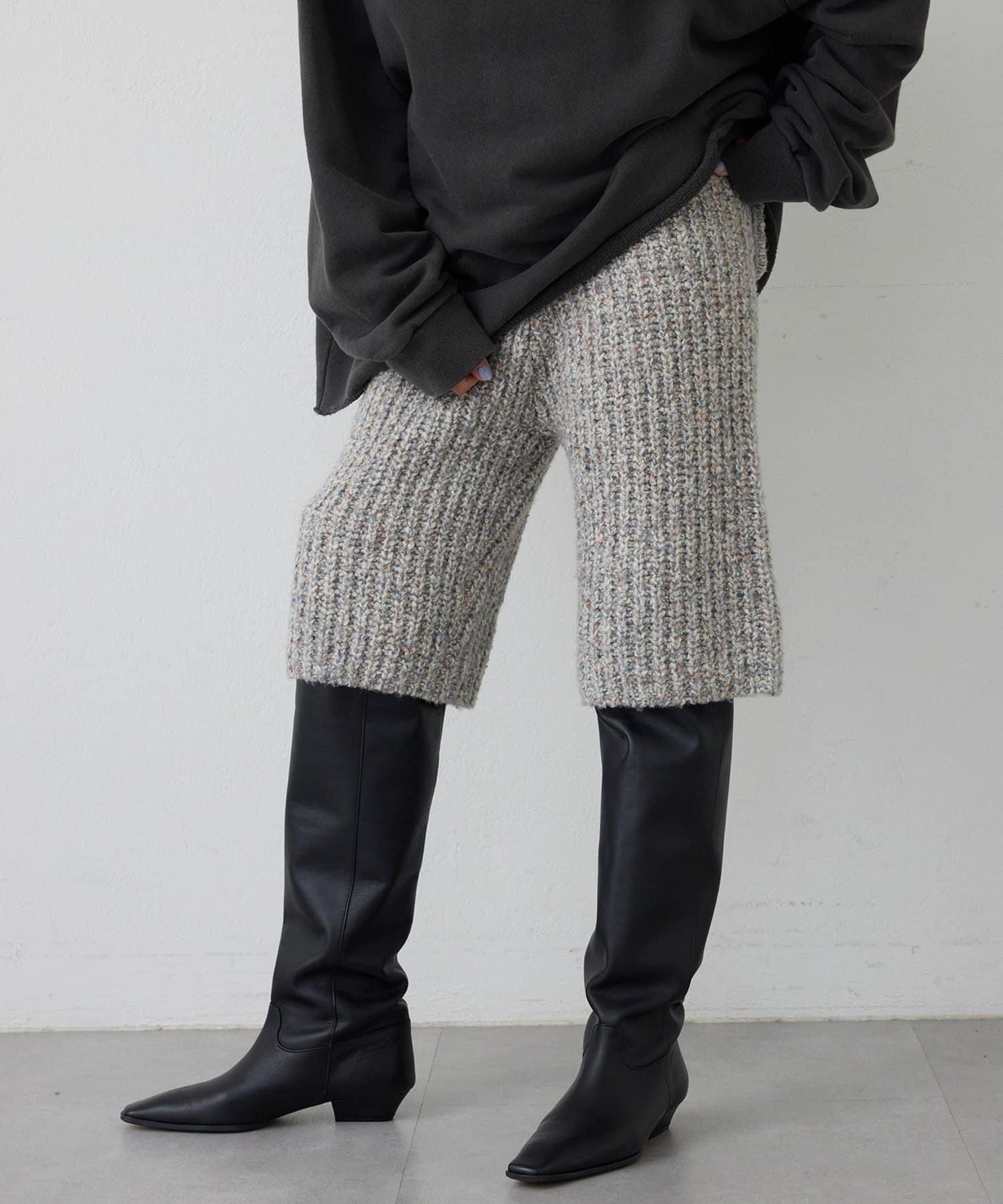 【THE PAUSE】針織短褲