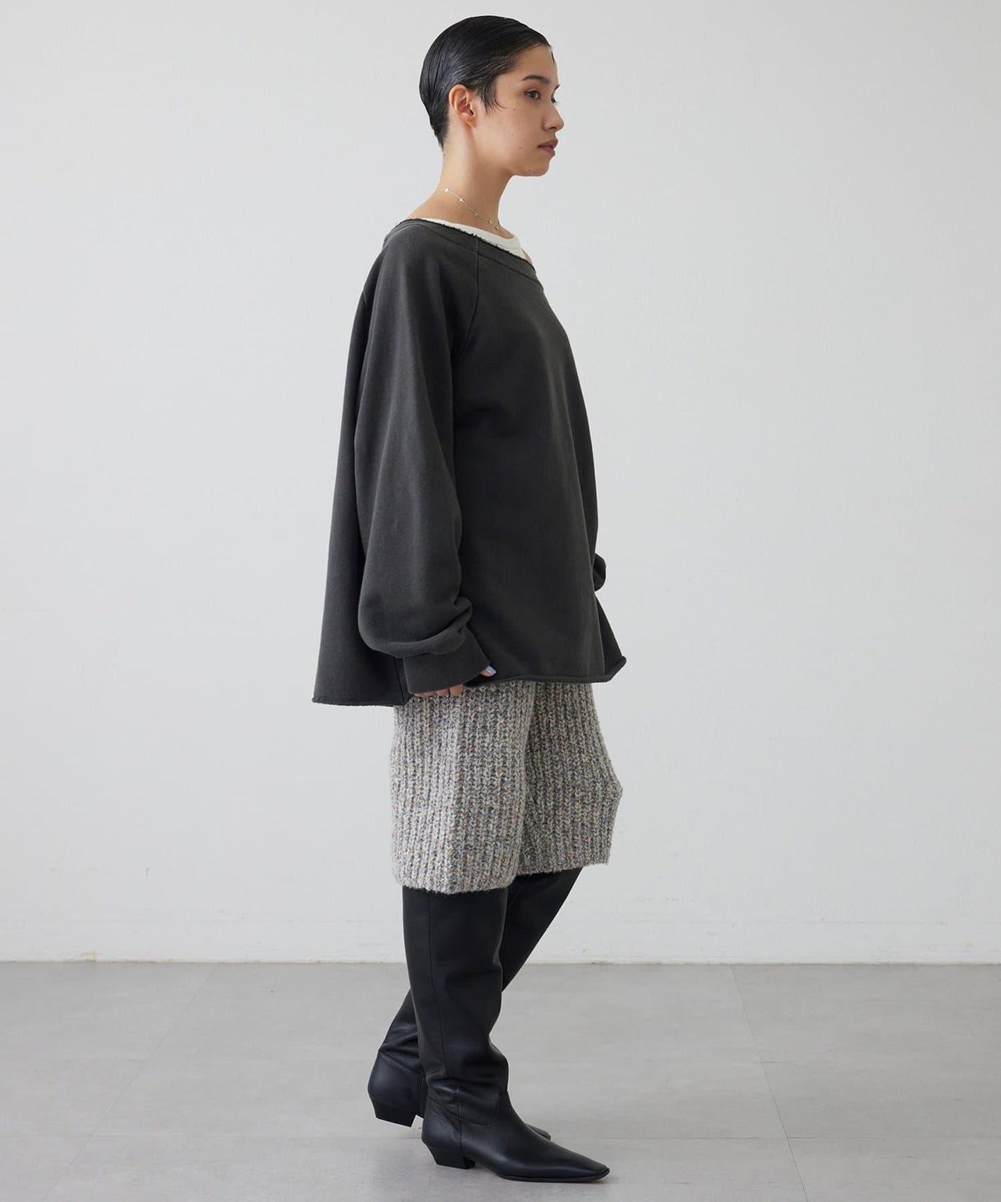 【THE PAUSE】針織短褲