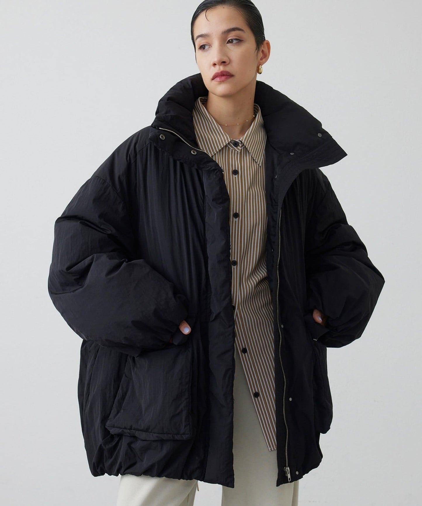 【THE PAUSE】中長款羽絨服