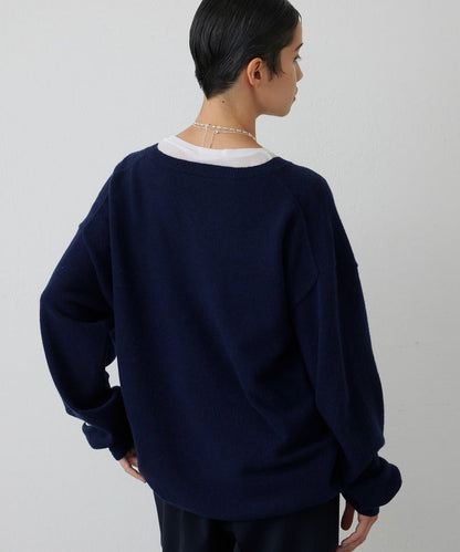 【THE PAUSE】亨利領刺繡套頭衫