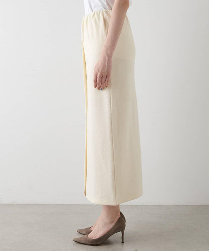 【THE PAUSE】羊毛針織紐扣半身裙