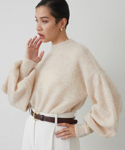 【THE PAUSE】泡泡袖針織衫