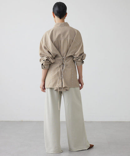 【THE PAUSE】條紋修身襯衫