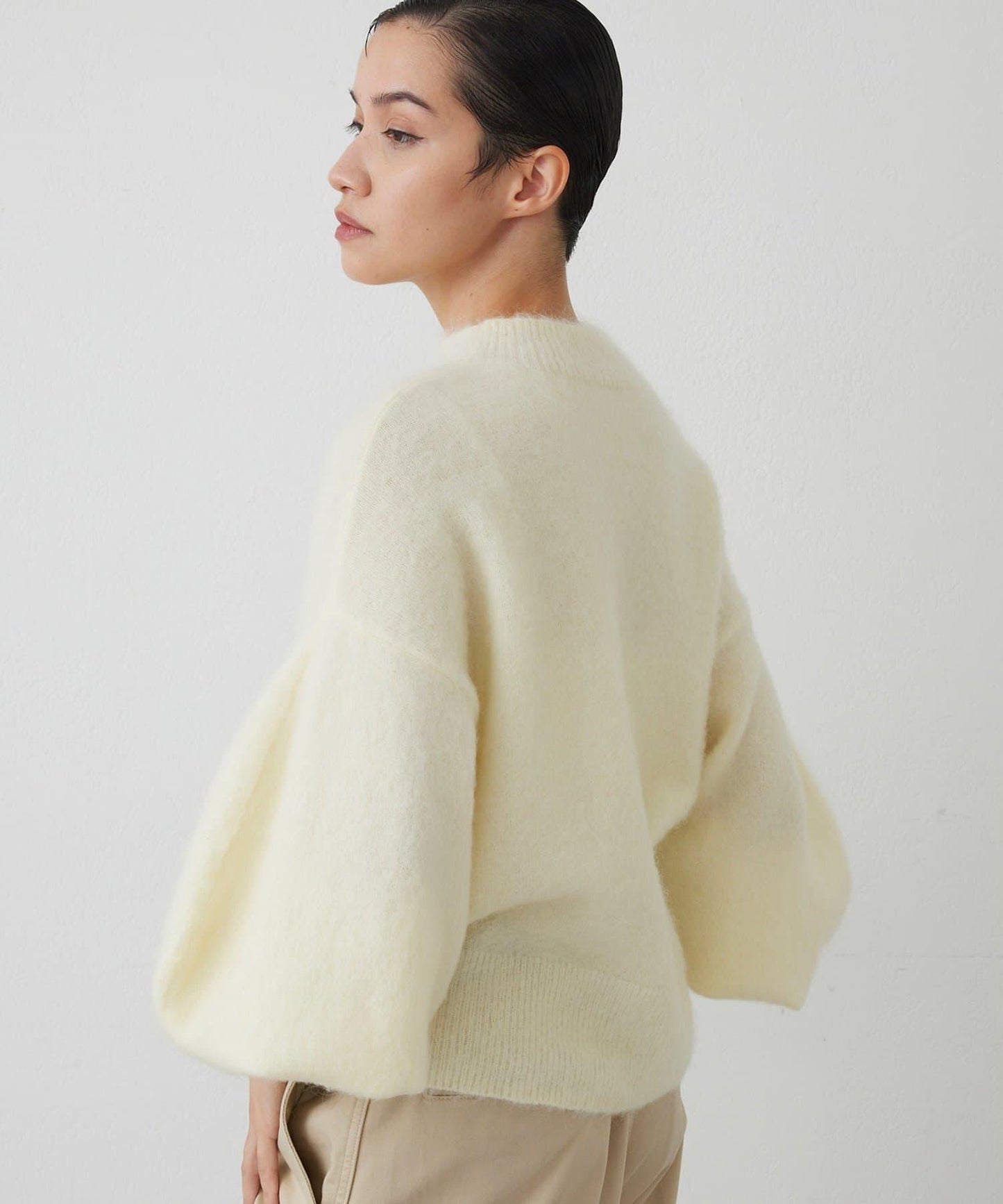 【THE PAUSE】泡泡袖針織衫