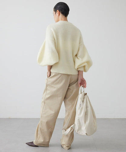 【THE PAUSE】泡泡袖針織衫